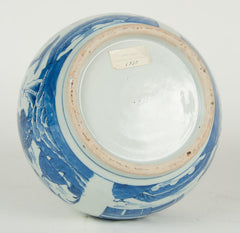 A 19th Century Chinese Blue and White Bottle Vase