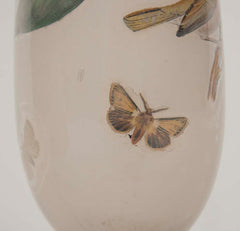 Pair of French Eglomise Lamps
