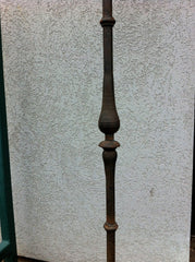 Spanish Wrought Iron Torchere Lamp