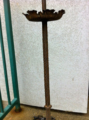 Spanish Wrought Iron Torchere Lamp