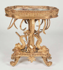 An Italian Belle Epoque Gilt Wood Jardiniere with Liner