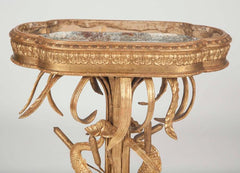 An Italian Belle Epoque Gilt Wood Jardiniere with Liner