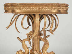 An Italian Belle Epoque Gilt Wood Jardiniere with Liner