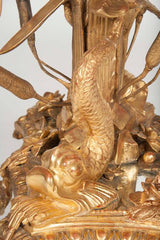 An Italian Belle Epoque Gilt Wood Jardiniere with Liner