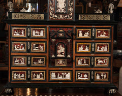 Spanish Tortoiseshell Cabinet on Stand