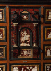 Spanish Tortoiseshell Cabinet on Stand