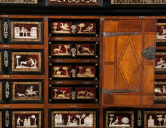 Spanish Tortoiseshell Cabinet on Stand