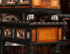 Spanish Tortoiseshell Cabinet on Stand