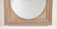 French Cerused Oak Mirror Frame