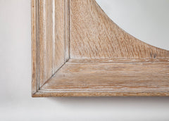 French Cerused Oak Mirror Frame