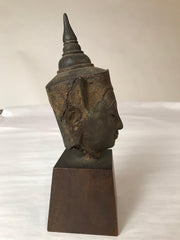 16th Century Thai Bronze Buddha Hea
