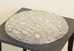 Heavily Textured Domed Ice Glass Flushmount
