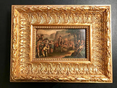 Swiss Oil Painting of the Legend of William Tell