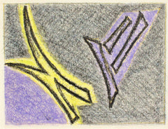 “From the Symbols Series” by Jean Legros (French, 1917-1981) Circa 1957