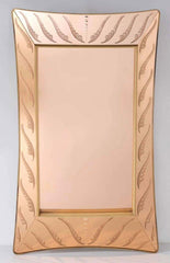 Large Mirror Attributed to Cristal Arte