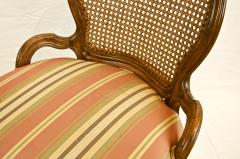 Pair of Caned Slipper Chairs