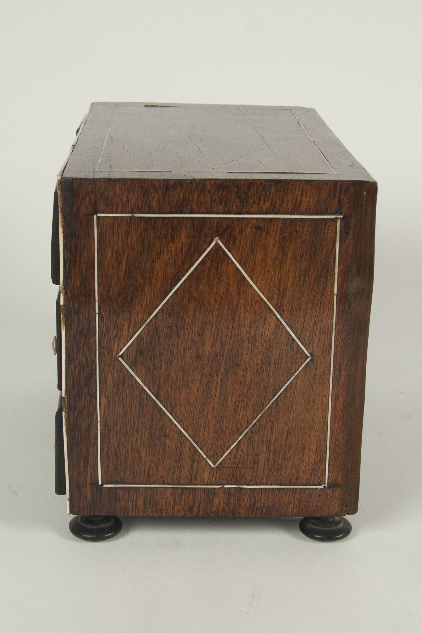 A Continental Penwork Desk Box