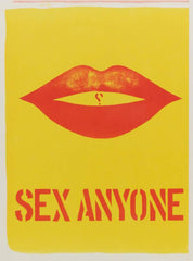 "Sex Anyone" Lithograph by Robert Indiana