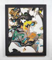 Mid-Century Abstract Painting by American Artist William Littlefield