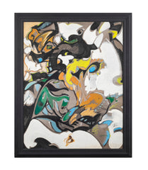 Mid-Century Abstract Painting by American Artist William Littlefield