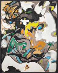 Mid-Century Abstract Painting by American Artist William Littlefield