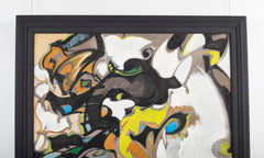 Mid-Century Abstract Painting by American Artist William Littlefield