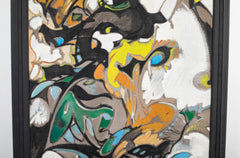 Mid-Century Abstract Painting by American Artist William Littlefield
