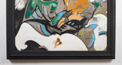 Mid-Century Abstract Painting by American Artist William Littlefield