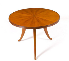 Fruitwood Table Attributed to Osvaldo Borsani
