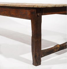 Large American Rustic Pine Farm Table