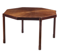 Italian Octagonal Walnut Table