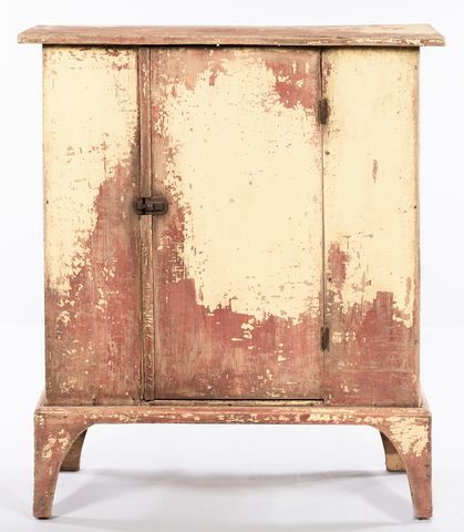 An American Painted Country Cabinet