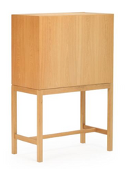 A Danish Oak Cabinet on Stand