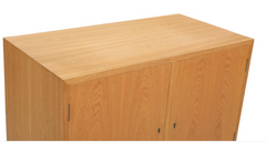 A Danish Oak Cabinet on Stand