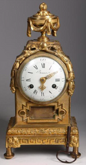 Late 18th Century French Gilt Mantle Clock