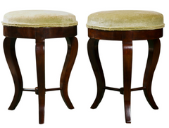 Pair of Italian Neoclassical Stools