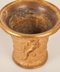French Bronze D'ore Vase