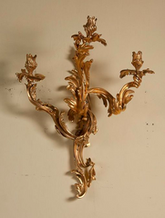 Bronze Louis XV Style Sconces