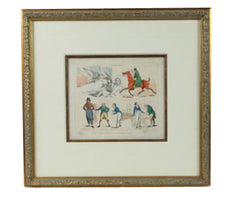 Henry Alken Hand Colored Engraving
