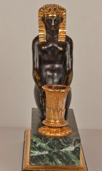 Egyptian Motif Candlesticks
