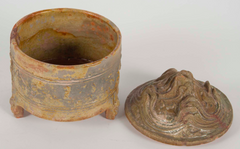 SOLD  per NHS  10/04/2024   Chinese Pottery Hill Covered Jar