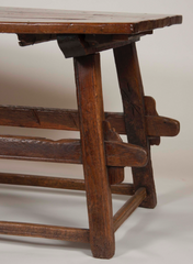 Continental Oak Trestle Table