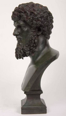 19th Century Grand Tour Patinated Bronze Bust of Lucius Verus