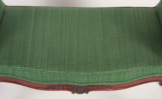 English Hepplewhite Window Bench English Hepplewhite Window Bench