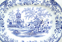 Blue Transfer Platter