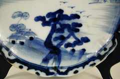 Blue and White Imari Plate