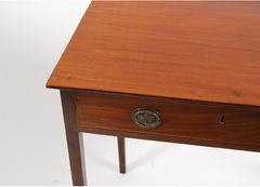 Mahogany Table With Side Drawer