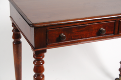 Mahogany Two Drawer Side Table