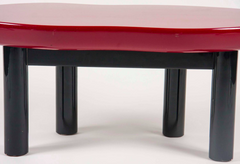"Joan Crawfords Lips" as coffee table designed by Jay Spectre
