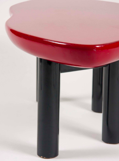 "Joan Crawfords Lips" as coffee table designed by Jay Spectre